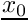 $\vect{x_0}$