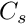 $C_s$