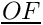 $\vect{OF}$