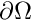$ \partial \Omega $