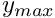 $ y_{max}$