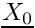 $\vect{X_0}$