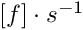$ [f]\cdot s^{-1} $