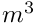 $m^3$