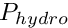 $ P_{hydro} $