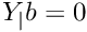 $ \varia_|b = 0 $