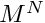 $ \intt{M}{N} $