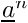 $ \vect{a}^n $