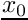 $\vect{x_0}$
