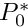 $
      P^*_0 $