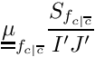 $ \tens{\mu}_\fij \dfrac{S_\fij}{\ipf\jpf} $