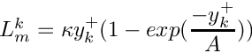 $ L_m^k = \kappa y_k^+(1 - exp(\dfrac{-y_k^+}{A})) $