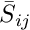 $\bar{S}_{ij}$