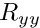 $ R_{yy} $