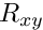 $ R_{xy} $