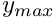 $ y_{max}$