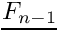 $ \vect{F_{n-1}} $