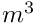 $m^3$