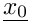 $\vect{x_0}$