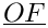 $\vect{OF}$