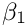 $\beta_1$