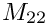 $M_{22}$