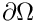 $ \partial \Omega $