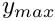 $ y_{max}$
