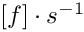 $ [f]\cdot s^{-1} $