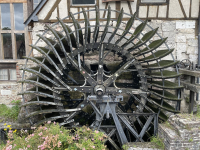 Water wheel (Pannvert mill, Rouen)